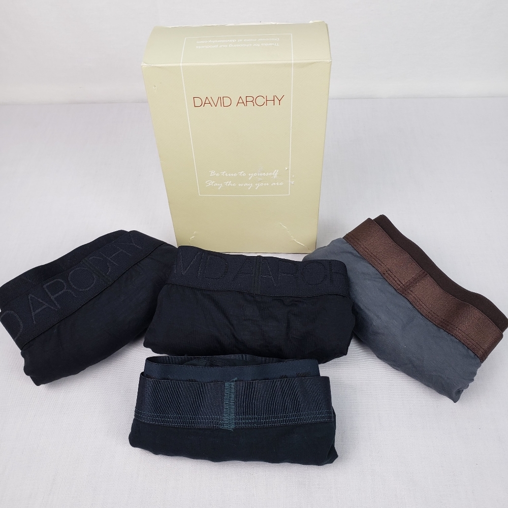 David Archy Men's Underwear × 3pcs + One (1) Medium Tamboocel